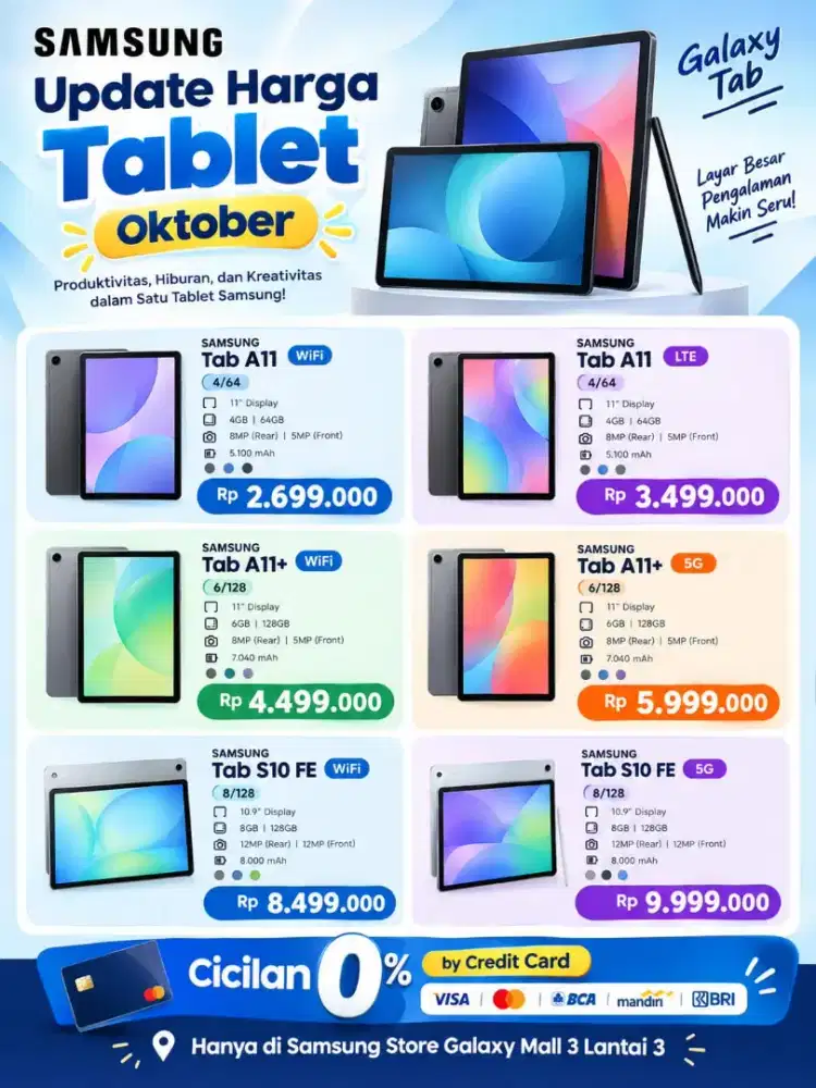 Promo tab10lite samsung dan dapatkan keyboard caver geratis