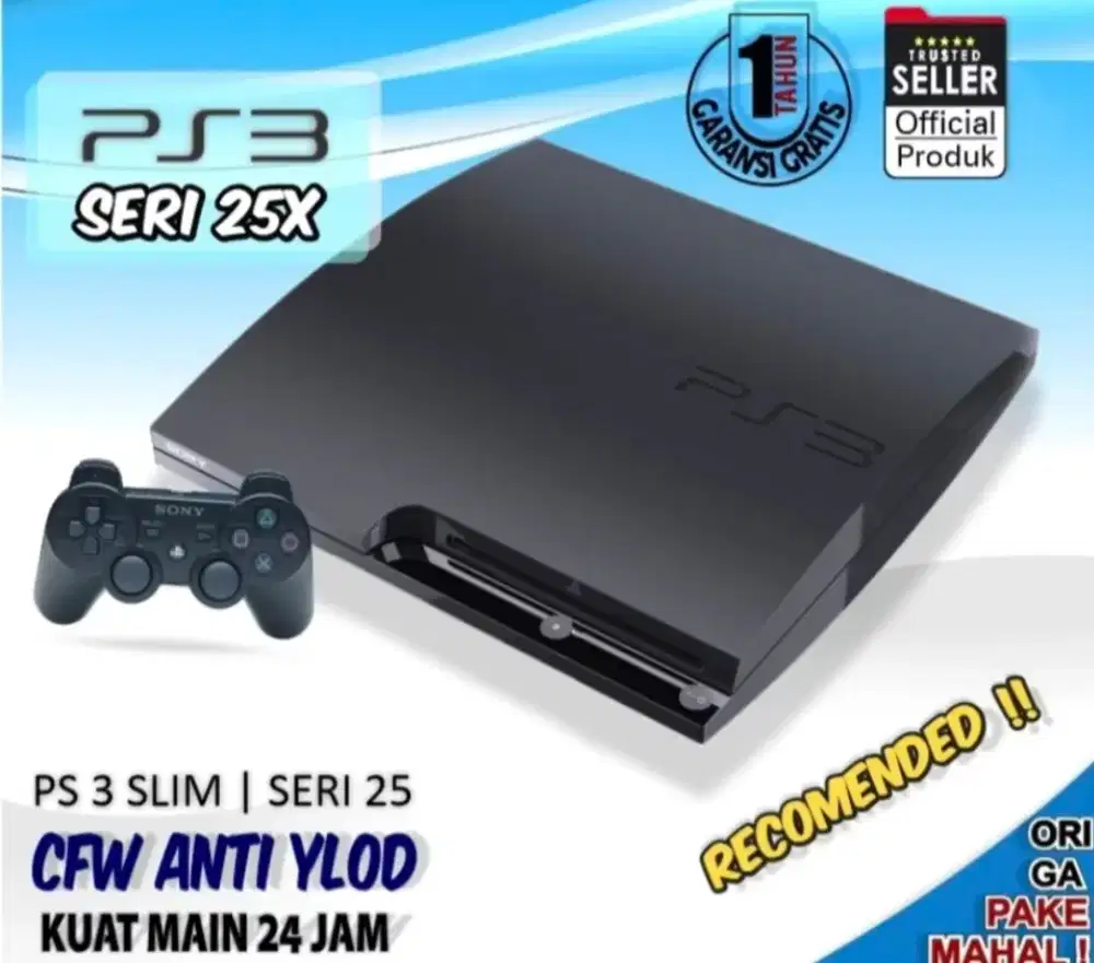 Playstation 3 slim seri 25 1Tb