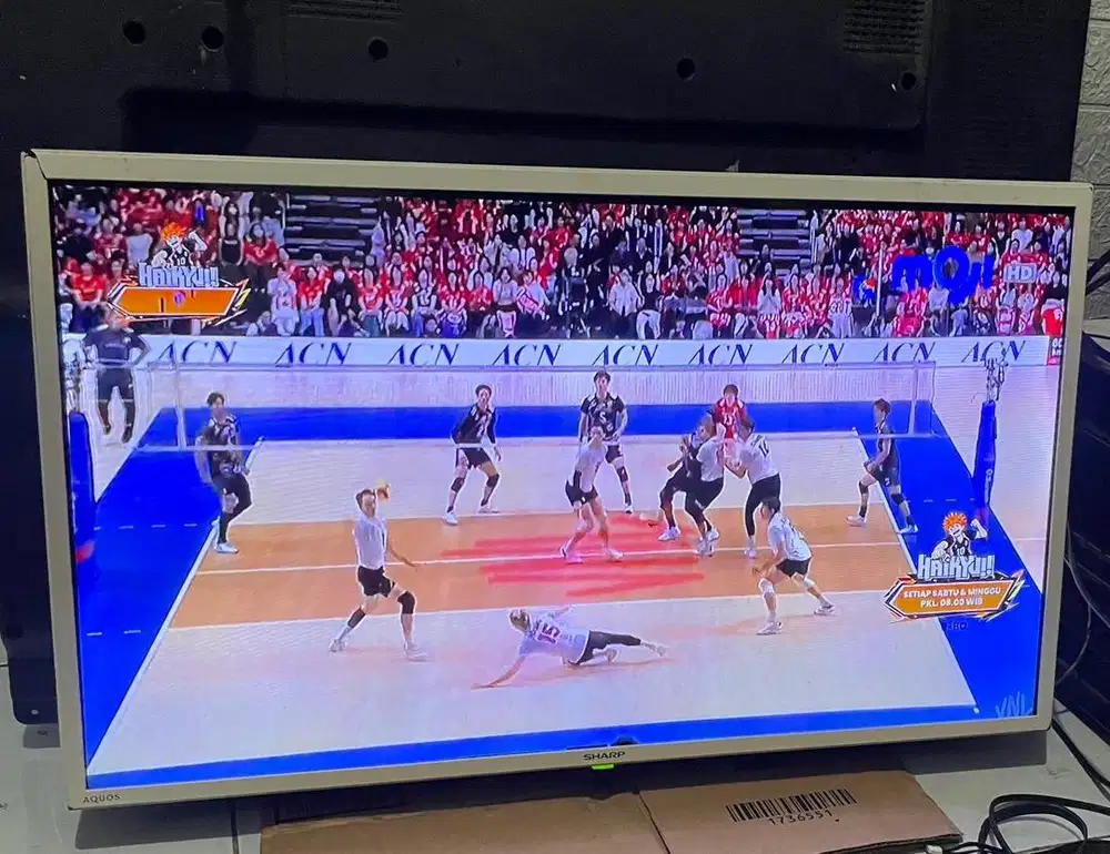 Led sharp 32 in analog normal, tinggal pake stb