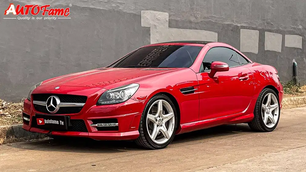KM19RB Mercedes Benz SLK250 AMG NIK 2013 Red On Black