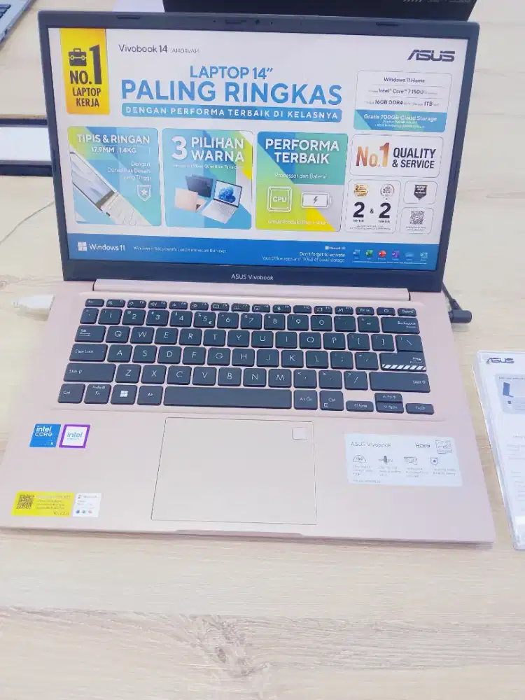 Laptop Asus Vivobook 14 Intel Core 16GB 512GB