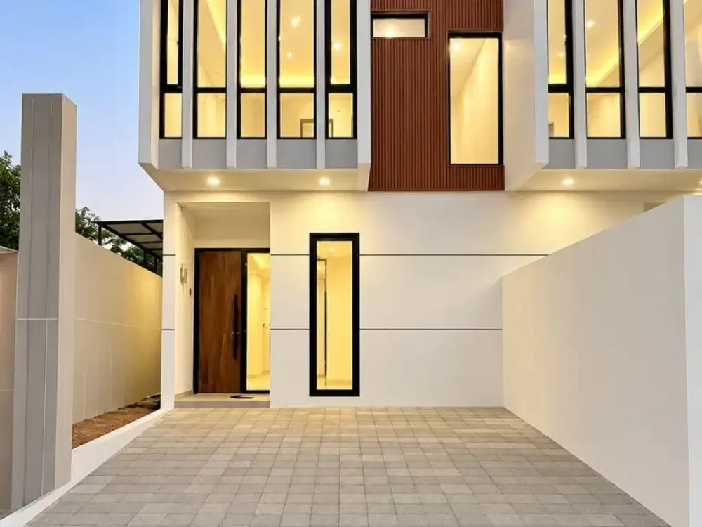 Rumah NIRWANA EKSEKUTIF NEW GRESS MINIMALIS STRATEGIS BAGUS Free Tandon Atas  & Pompa Air  HOOK Utara Timur