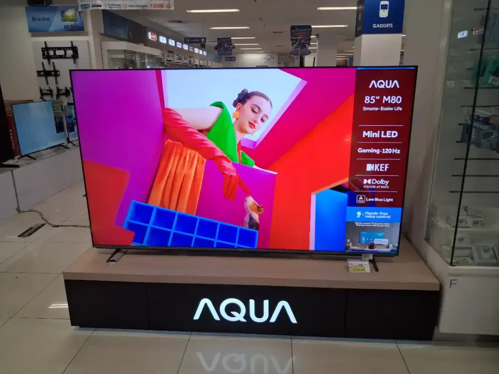 PROMO KREDIT ELECTRONIC TV 85IN AQUA