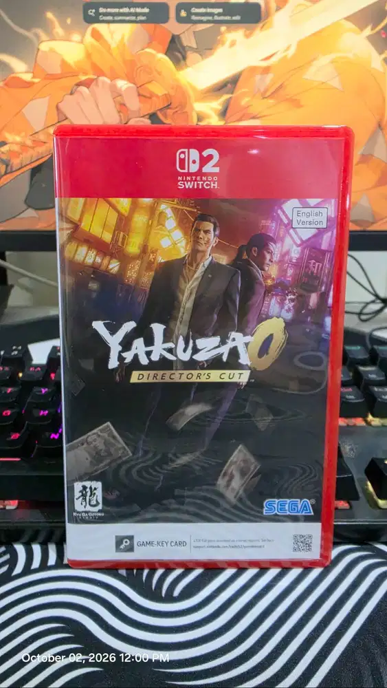 KASET NINTENDO SWITCH 2 YAKUZA o DIRECTOR CUTS NEGO