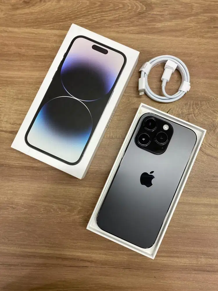 iphone 14 pro 128gb ibox bh 92% warna black