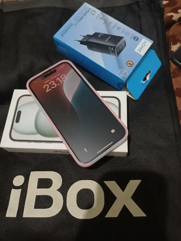 Iphone 15 plus 128GB ex Ibox like new