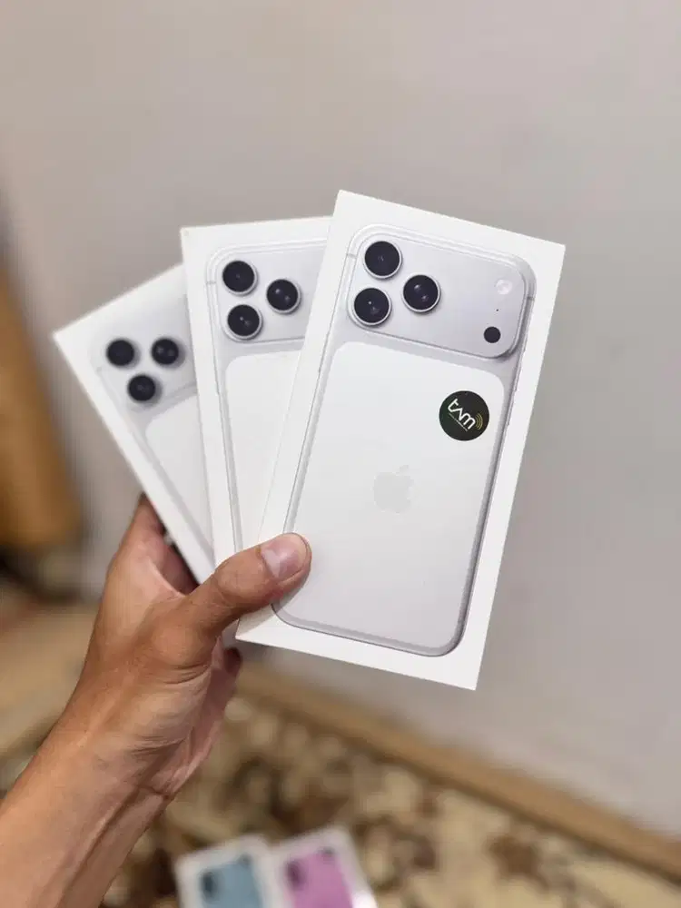 Iphone 17 promax 256gb silver baru segel