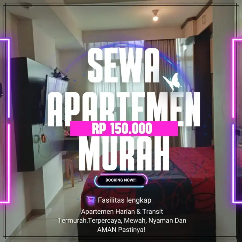 SEWA APARTEMEN TREEPARK CITY TANGERANG HARIAN/TRANSIT