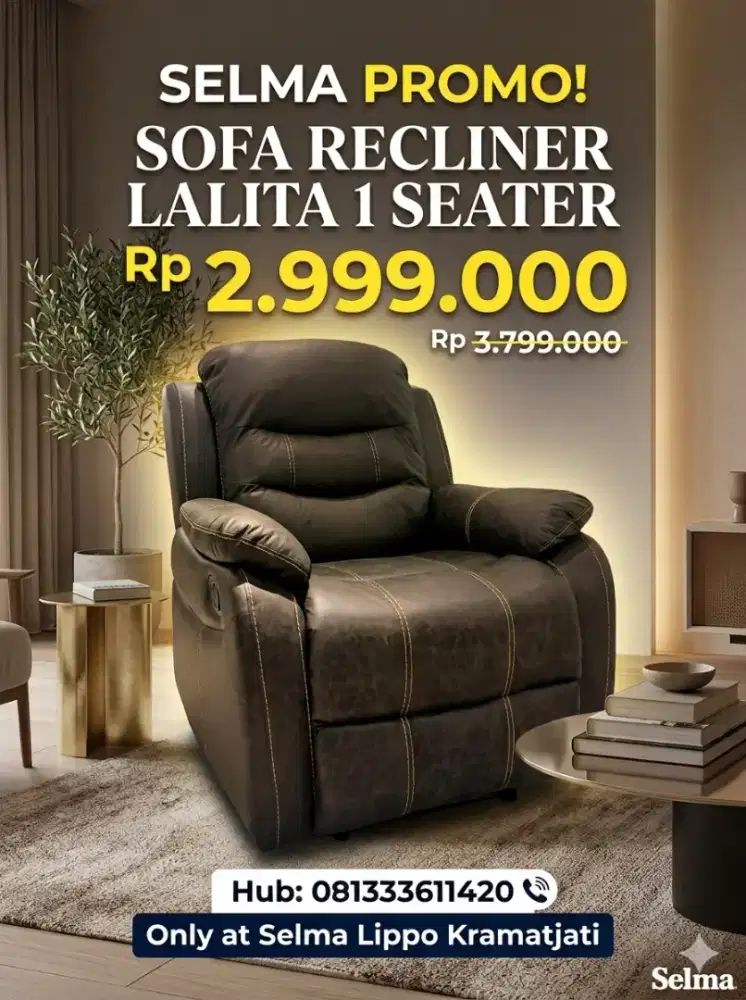 Lalita Sofa Recliner 1 Seater