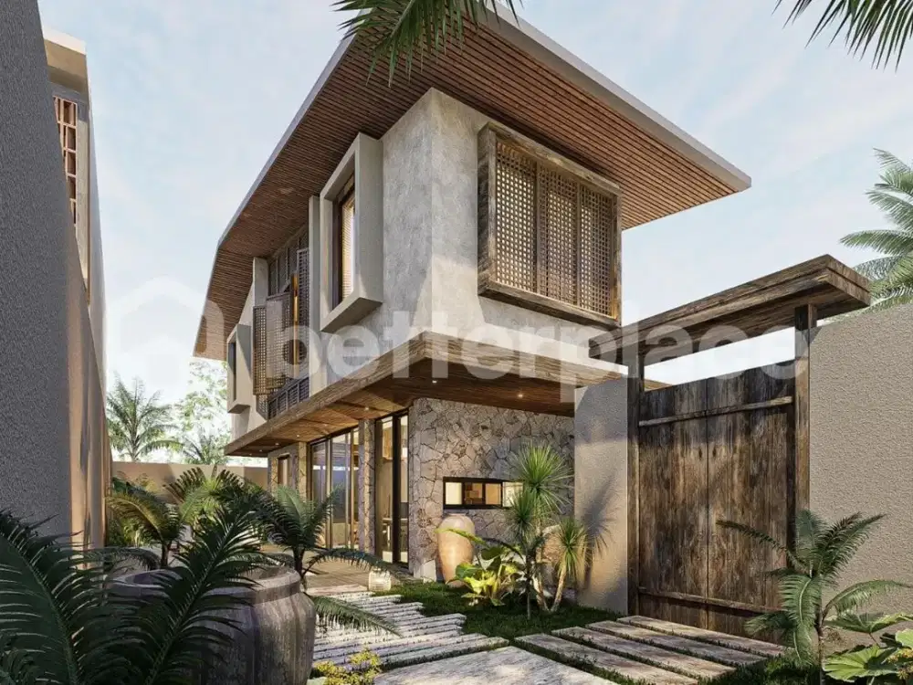 Modern Wabi Sabi Villa in Serene Kedungu – 3 Bedrooms Near the Beach