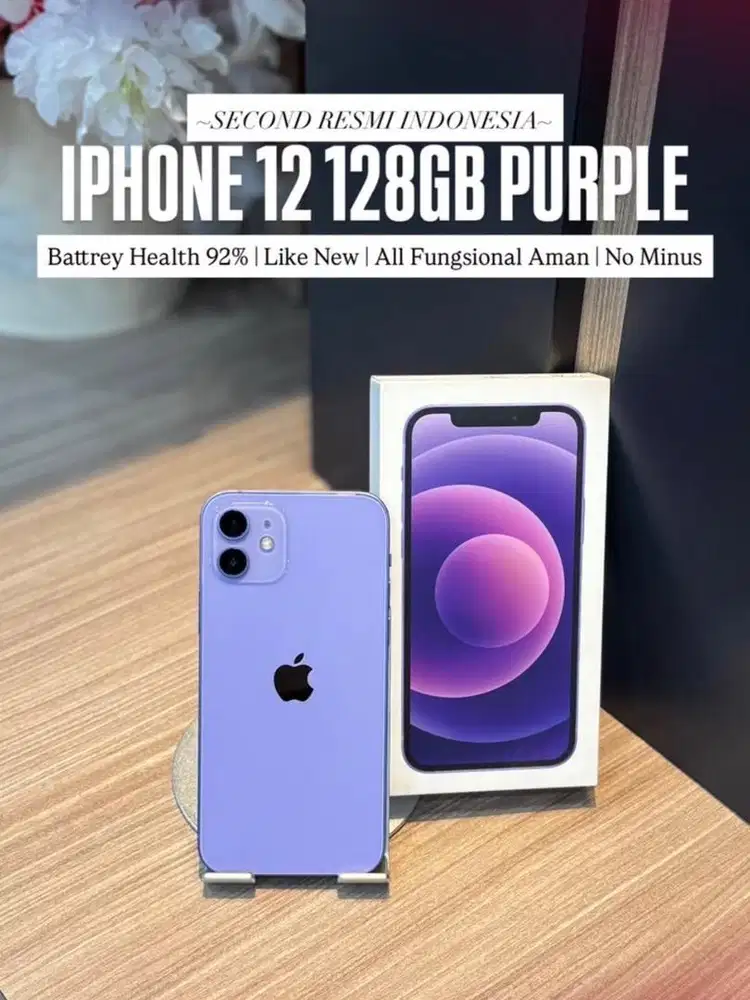 Iphone 12 128 GB Second Resmi Indo