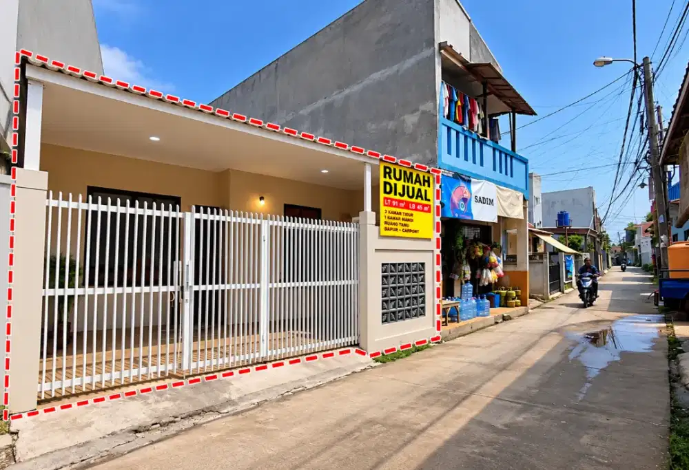 DIJUAL RUMAH DEKAT STASIUN BOJONG GEDE BOGOR