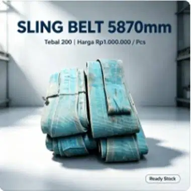 Sling Belt 5,87 Meter Lebar 200 mm — Masih Bagus