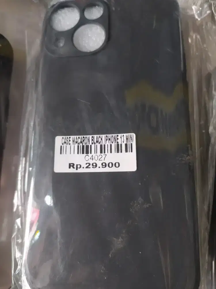 CASE MACARON BLACK IPHONE 13 MINI