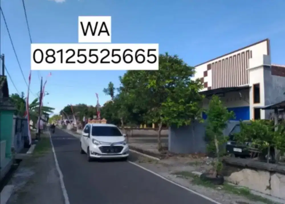 Dikontrakkan rumah & toko,bangunan baru ,  luas dan murah