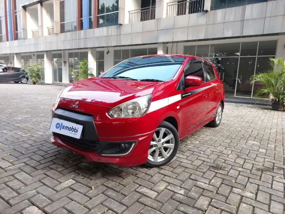 DP 5, JT Mitsubishi Mirage 1.2 GLS Bensin-AT Merah 2016
