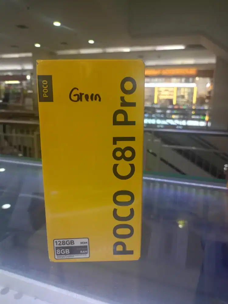 Handphone Poco C81 d pro ram 4/128