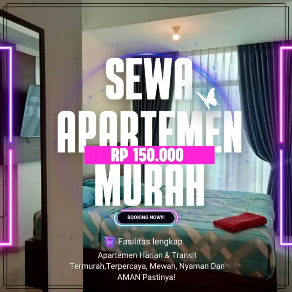 SEWA APARTEMEN URBANTOWN SERUA HARIAN/TRANSIT TERMURAH