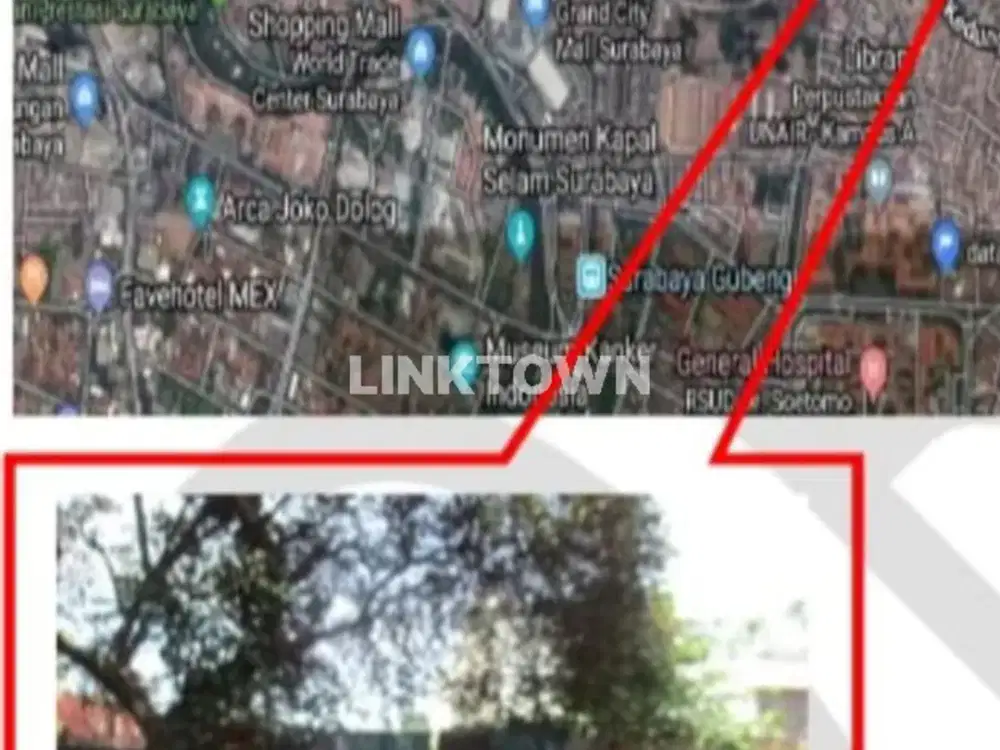 Tanah O Jalan Cocok untuk Kantor dan Gudang di Pusat Kota Surabaya
