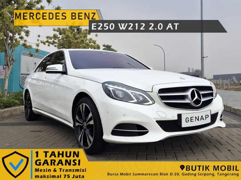 E250 2.0 AT Last Edition 2014 Putih. Low Odo 25rb