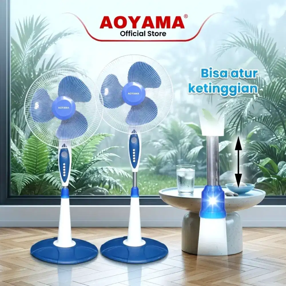 Kipas Angin Berdiri Besar 16inch Aoyama