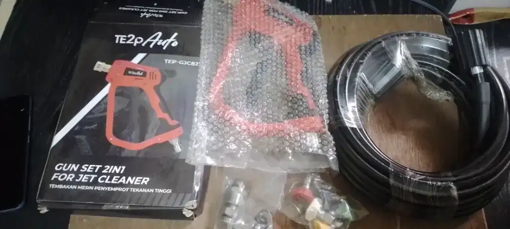 Paket gun set jet cleaner + selang high pressure