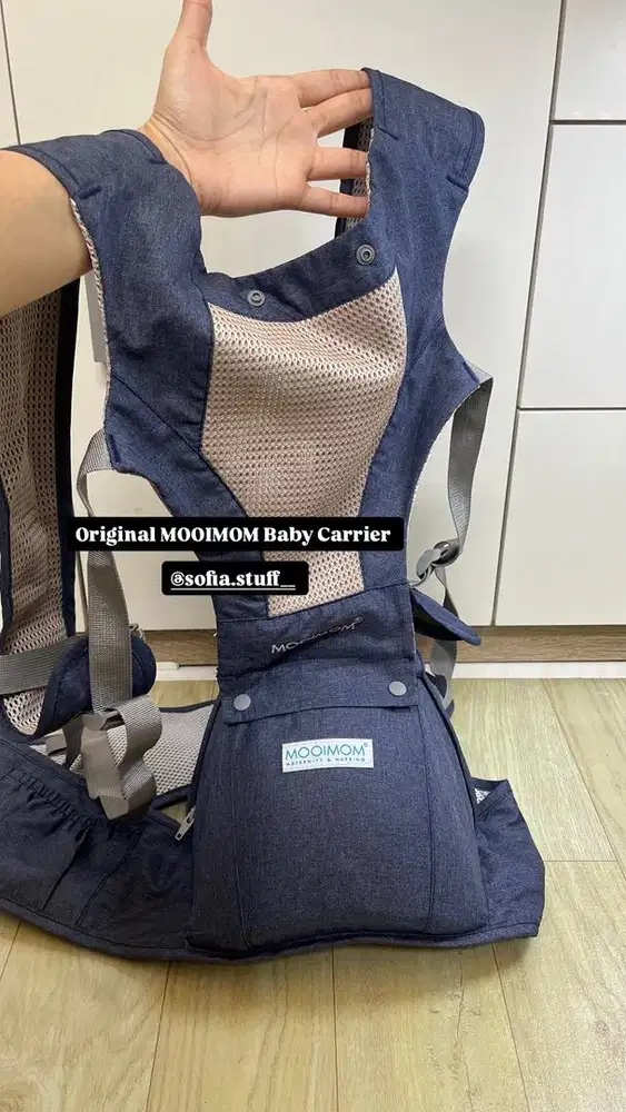 MOOIMOM Baby Carrier Gendongan Bayi Original Breathable Mesh