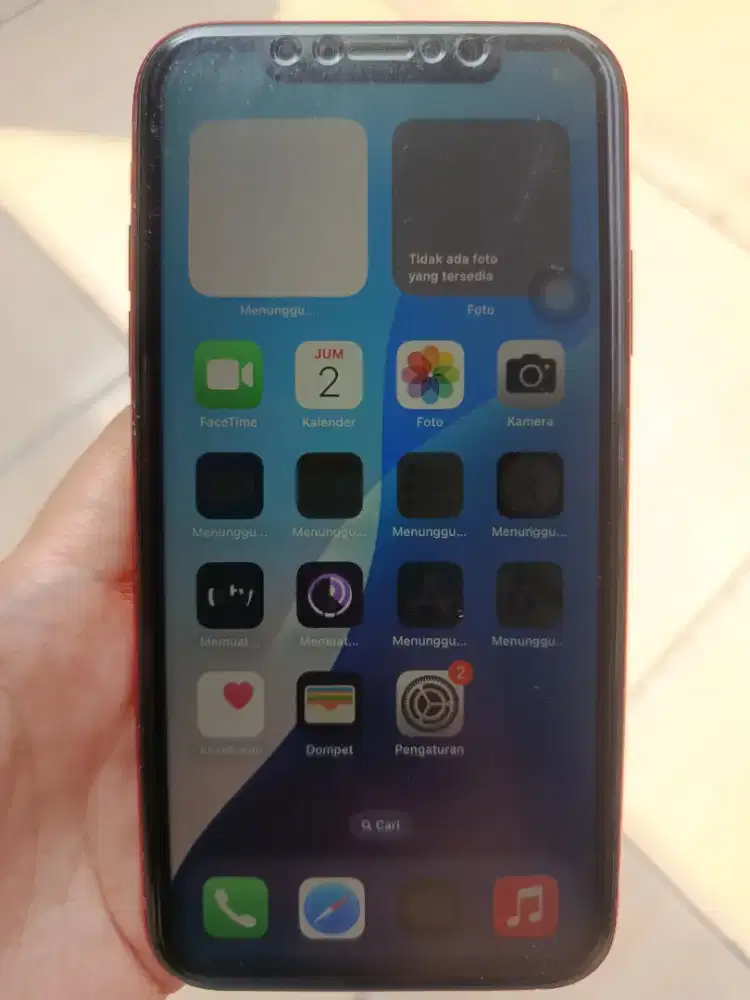 Iphone XR 64GB Face ID OFF True Tone OFF Sinyal Block HP+Kabel Data