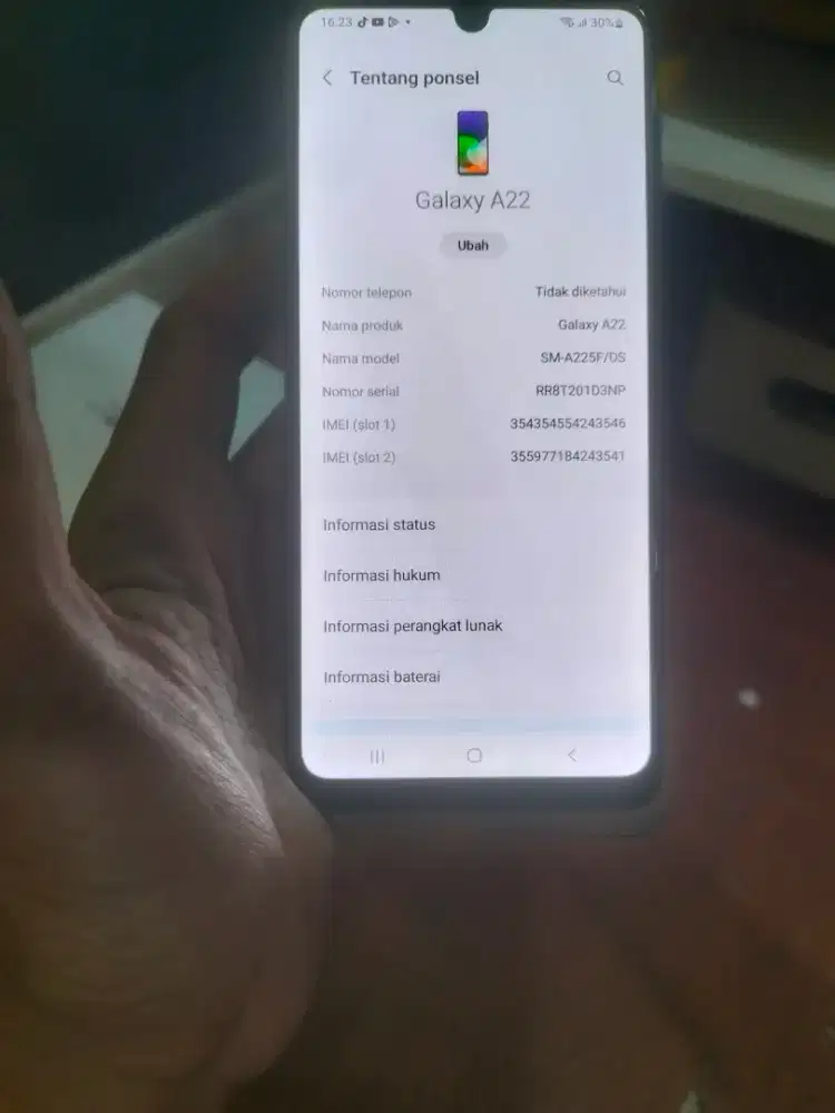 Handphone Samsung Galaxy A22