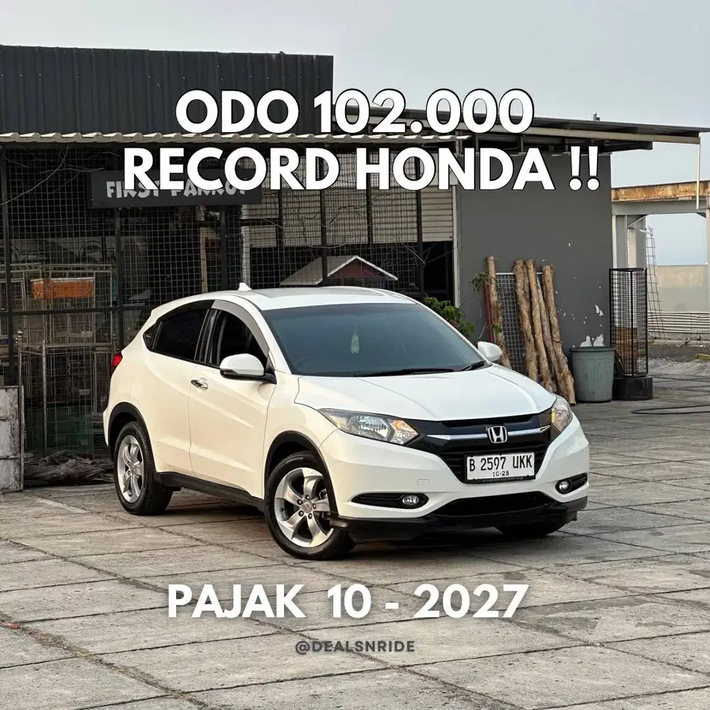 ODO 103.000 RECORD FULL !! PAJAK 10/2027 HONDA HRV E CVT 2018 MURAH