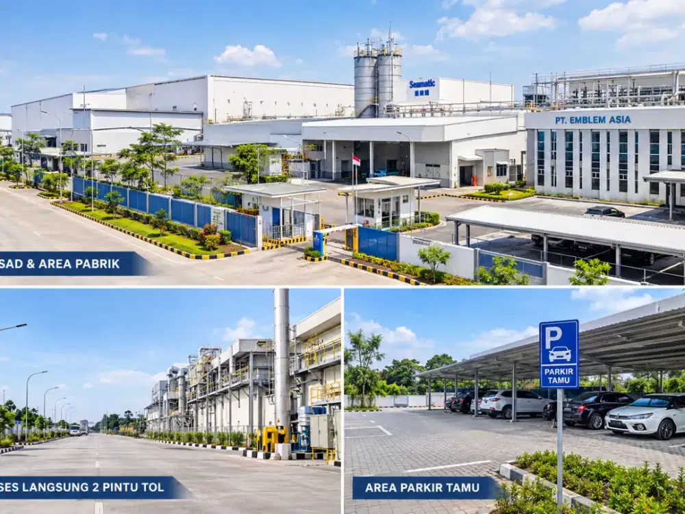 PABRIK DIJUAL – MM2100 INDUSTRIAL TOWN, CIKARANG BARAT