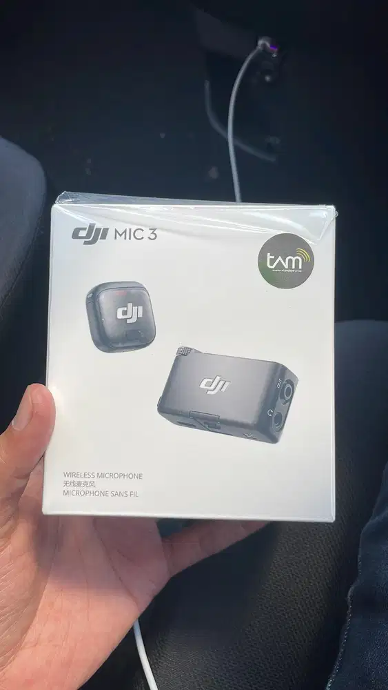 DJI Mic 3 - 1TX 1RX + Adapter iPhone | 32-Bit Float | Garansi Panjang