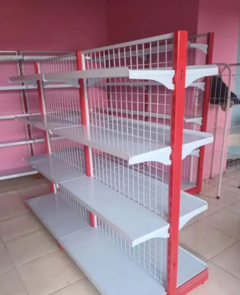 Jual rak gondola/rak minimarket siap antar sampai tempat