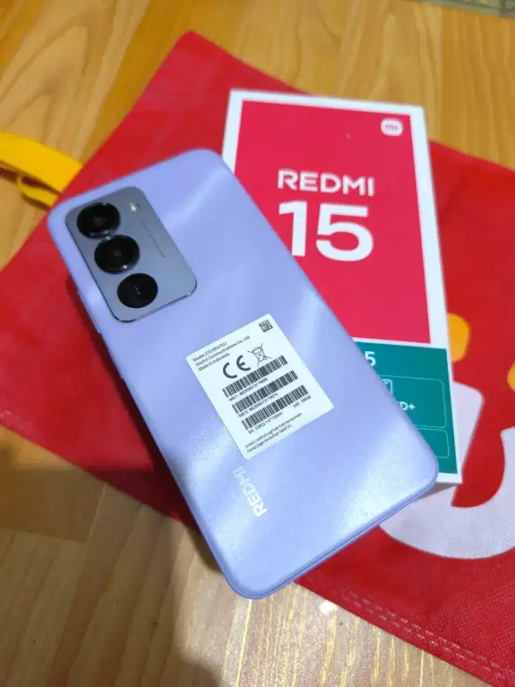 Redmi 15 8/128gb fullset mulus