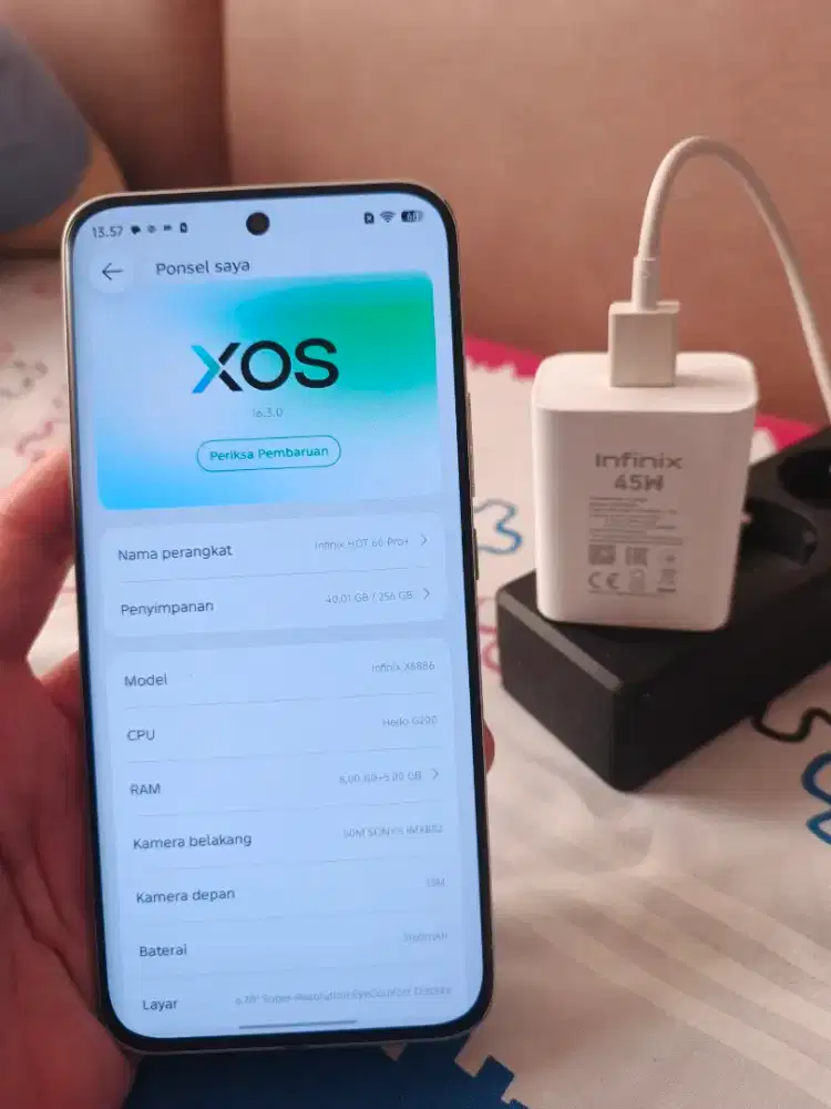 Infinix Hot 60 Pro Plus Ram 8/256 GB