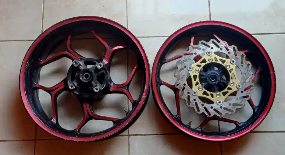 Velg Axio Lambo Palang 5Y Tapak Lebar Ring 17 Vixion R15 CB150R Seken
