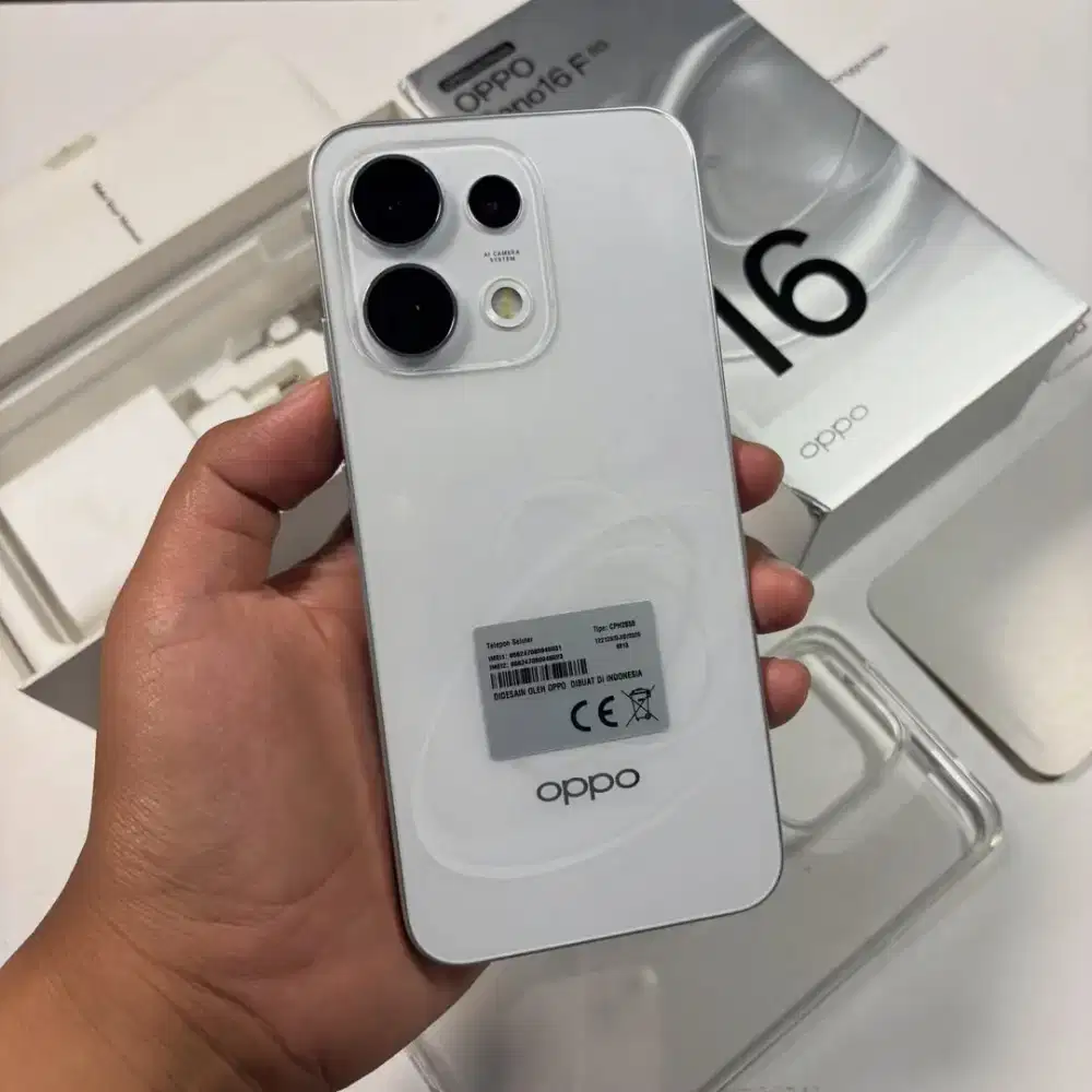 Promo Cicilan Bunga 0% Gratis 2x Cicilan Oppo Reno 16F ram8 128gb