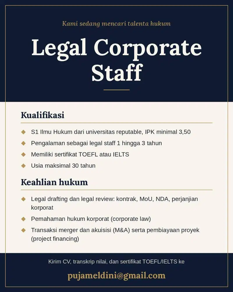 Legal Corporate Staff
