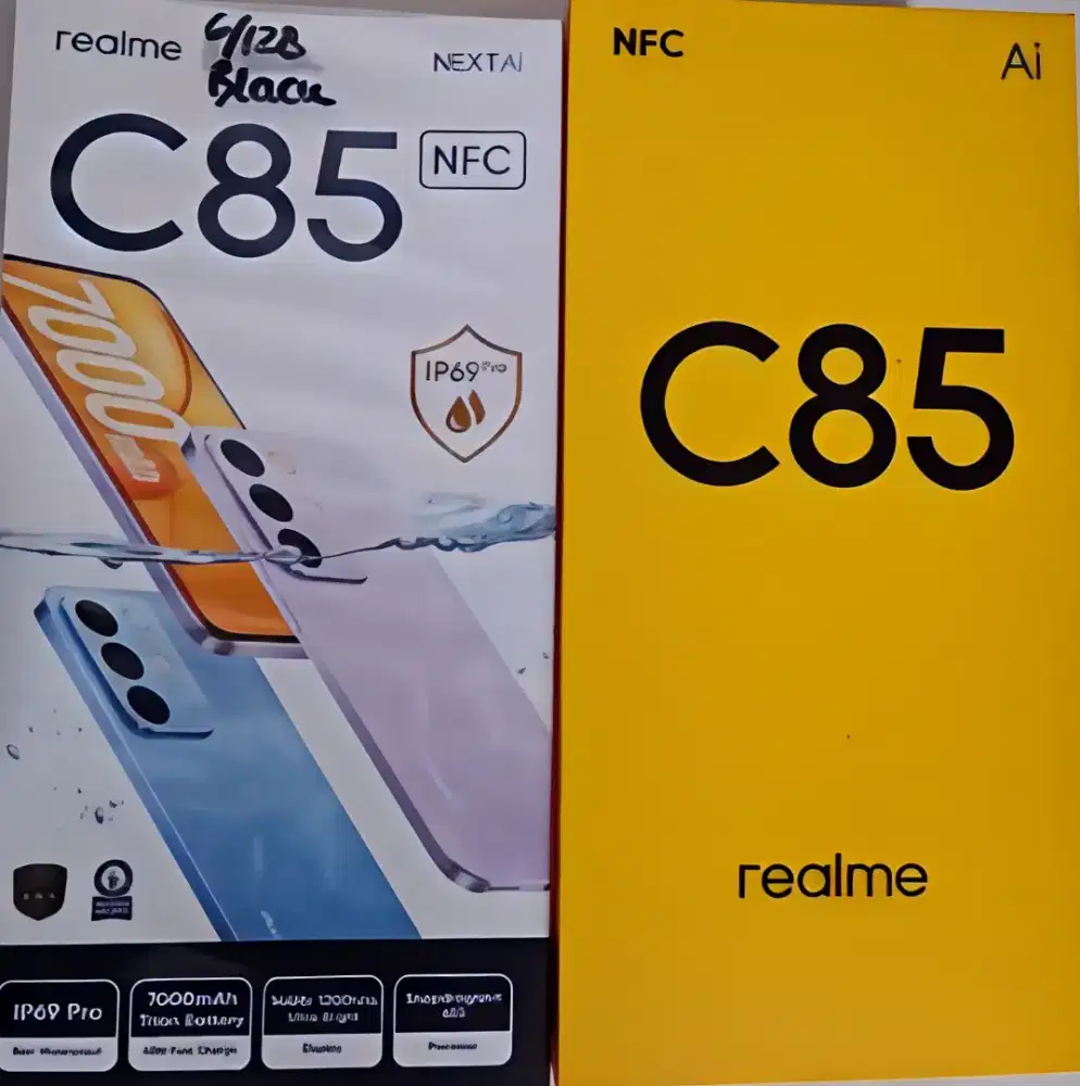 Realme C85  Hitam Ram 6/128