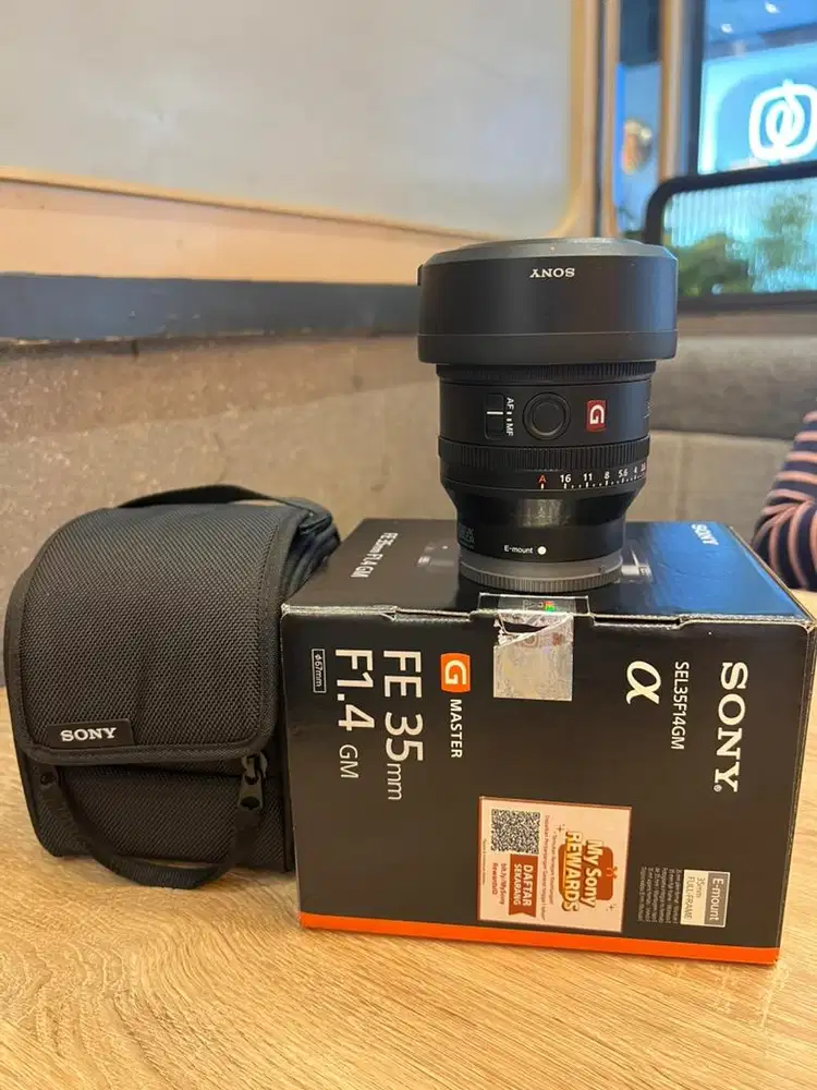 Lensa Kamera Sony FE 35mm F1.4 GM fullset box