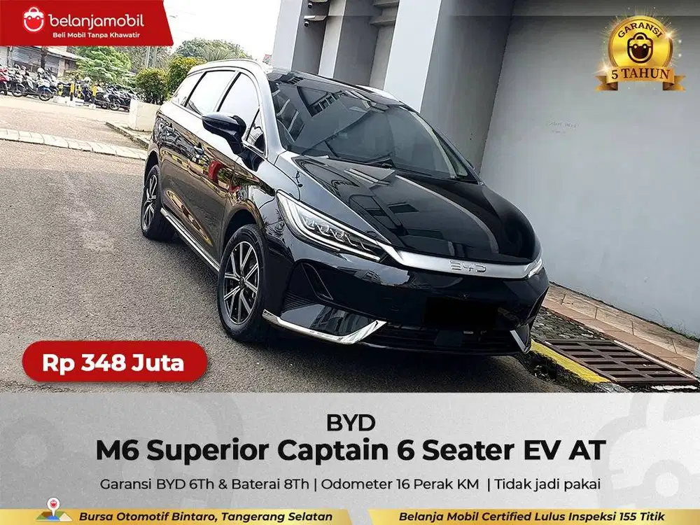 [GARANSI 5THN KM 16] BYD M6 M 6 Superior Captain 6Seat 2024/2025/2026