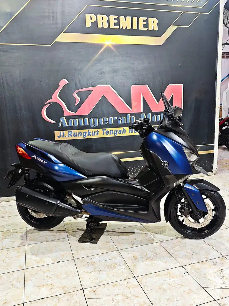 YAMAHA XMAX ABA 250cc BLUE MATTE MEWAH TH 2022. ANUGERAH MOTOR RUNGKUT