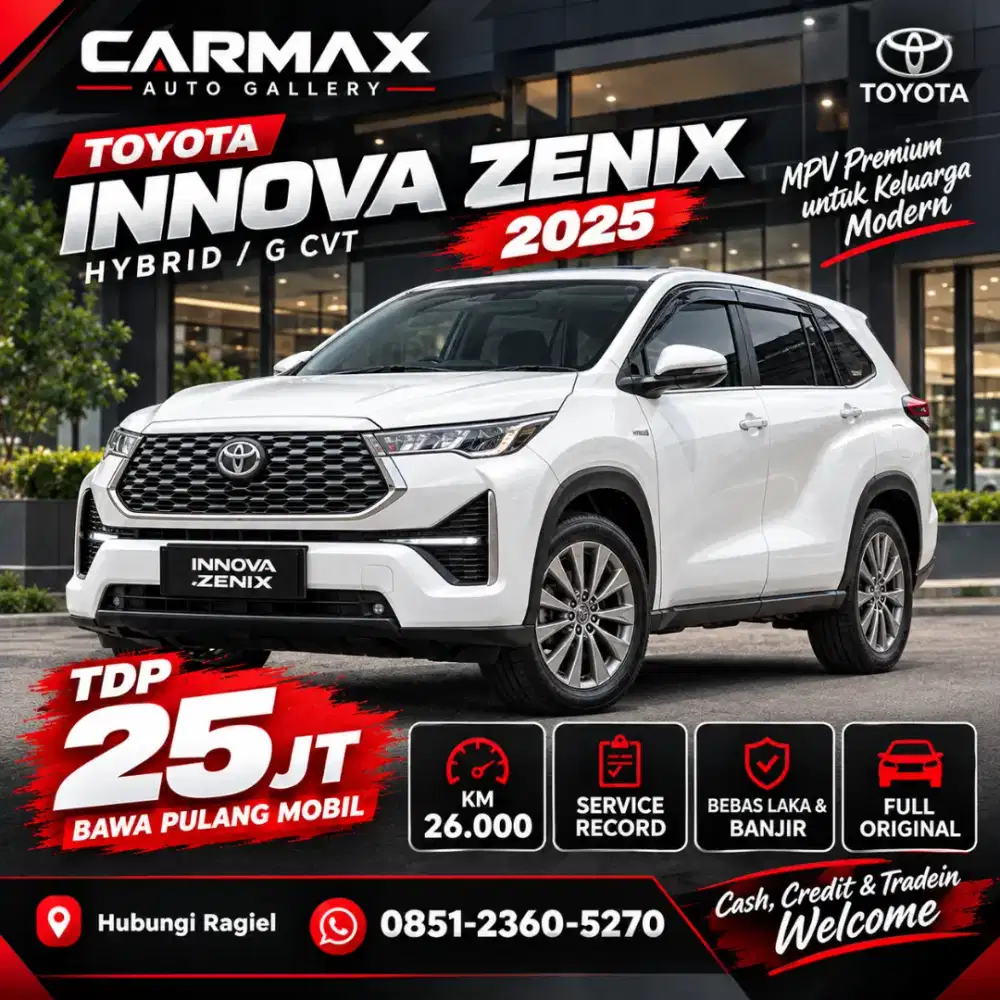Toyota Innova Zenix G Bensin 2025