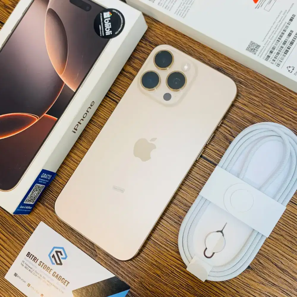 IPHONE 16 PROMAX 256GB IBOX DESERT