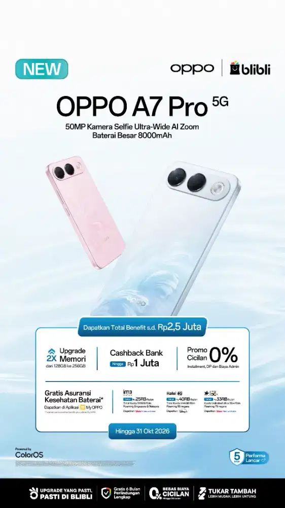 Promo Po Oppo A7 Pro 5G