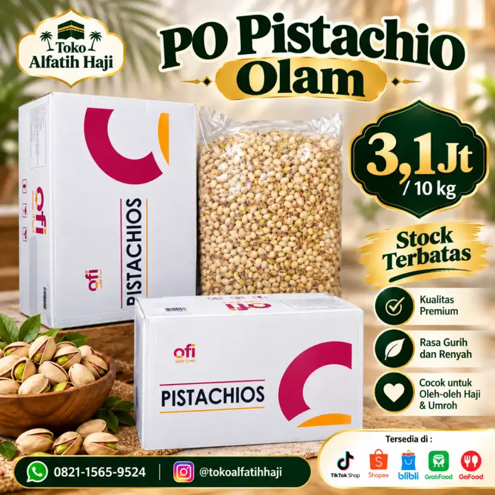 PO Kacang Pistachio Olam 10kg