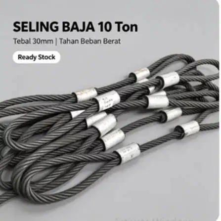 Seling Besi / Seling Baja 10 ton tebal 30mm