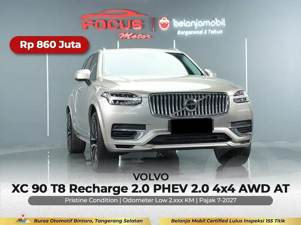 [GARANSI 5TH AWD KM 2RB] Volvo XC90 XC 90 T8 PHEV 2.0 2021/2022/2023