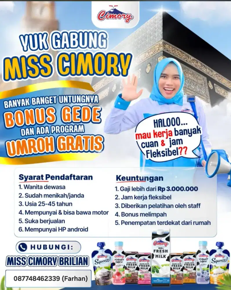 Lowongan Kerja Miss Cimory