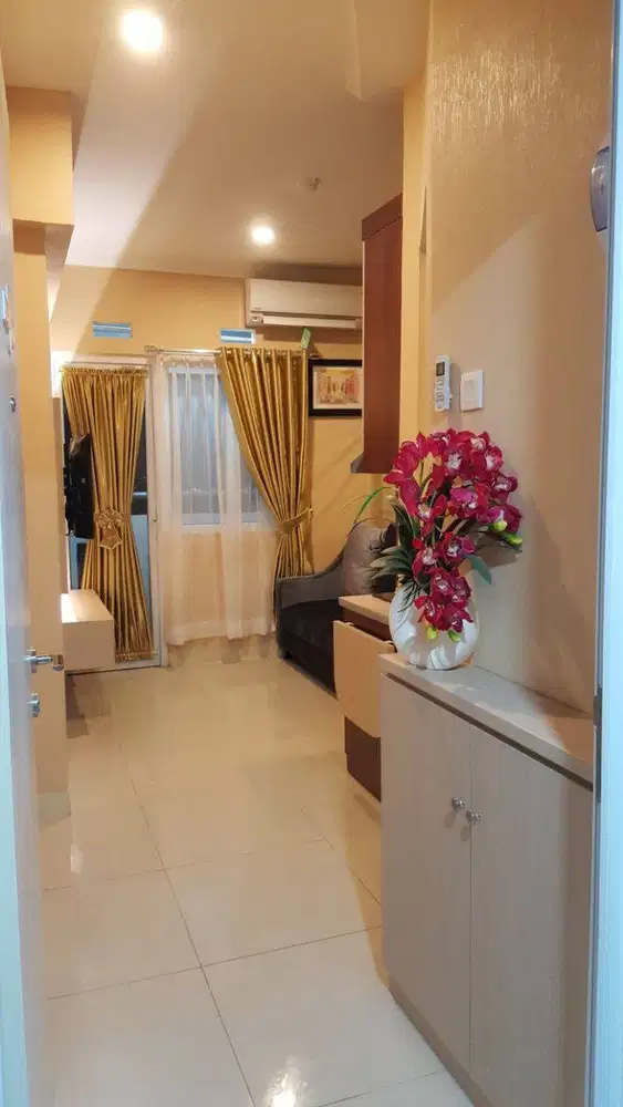 Sewa Apartement Green Pramuka - Penelope 2BR Full Furnished City View